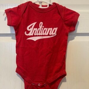 Rabbit Skins Red Baby Onesie